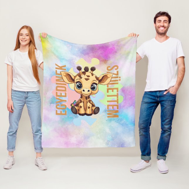 Cuki affirmációk | SNI Zsiráf | Egypedinek Fleecefilt (På plats)