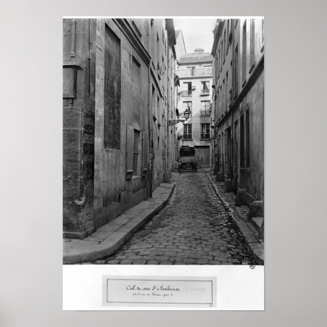 Cul-de-sac Saint-Ambroise Poster (Framsidan)
