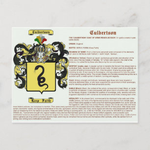 Culbertson (innebörd) vykort