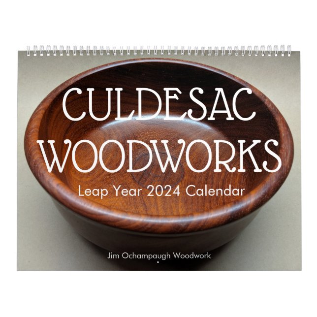 CULDESAC WOODWORKS-kalender Kalender (Omslag)