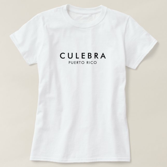 Culebra Puerto Rico T skjorta Shirt (Design framsida)