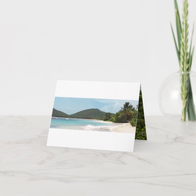 Culebras flamencostrand Puerto Rico Kort (Framsida)