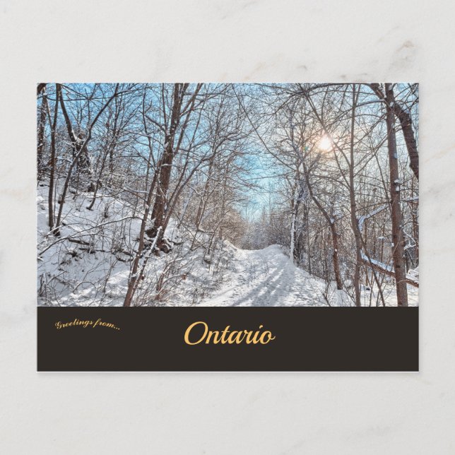 Culham Trail Mississauga Ontario Vykort (Framsida)