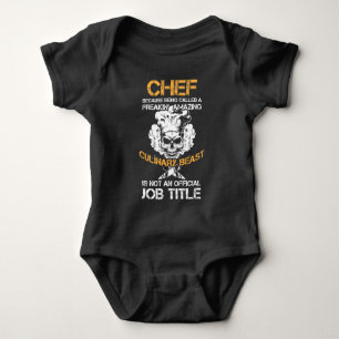 Culinary Beast Funny Köks Chef Cuisine Cook T Shirt