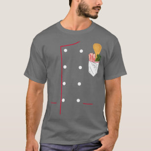 Culinary Chef Jackar Cuisiner Uniform for Grill Co T Shirt