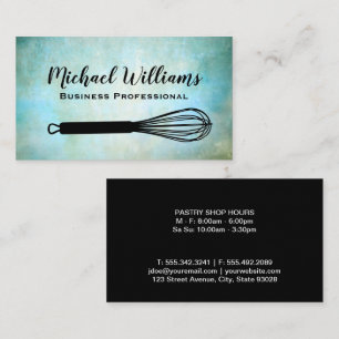 Culinary Chef Whisk Visitkort