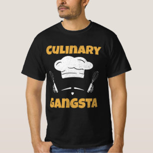 Culinary Gangsta Shirt Cooking School Funny Restau T