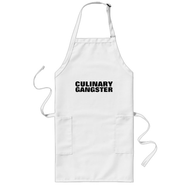 CULINARY GANGSTER APRON LÅNGT FÖRKLÄDE (Framsidan)