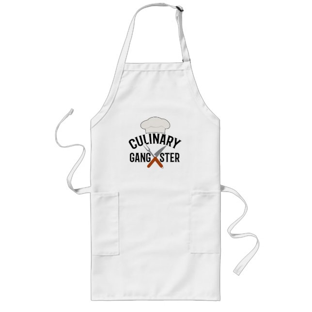 Culinary Gangster Long Apron Långt Förkläde (Framsidan)