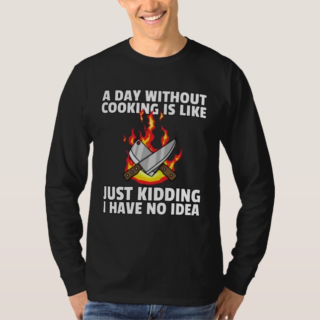 Culinary Kitchen  For Chef Cook T Shirt (Framsida)