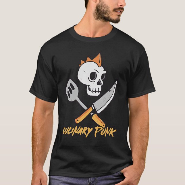Culinary Punk Sten Hobby T Shirt (Framsida)