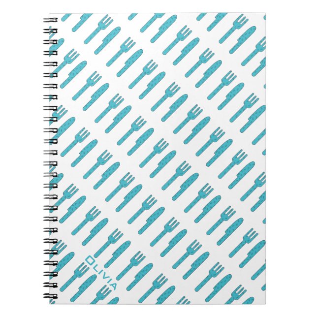 Culinary Recipe Chef's Journal Anteckningsbok Med Spiral (Framsidan)