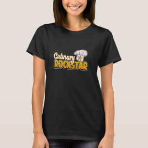 Culinary Rockstar Chef T Shirt