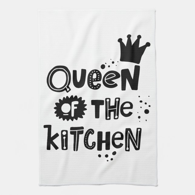 Culinary Royalty: Kitchen Queen Kökshandduk (Vertikal)