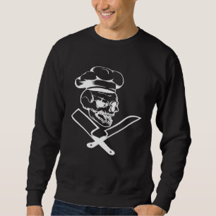 Culinary Skull Pro Cooking Master Chef Lång Ärmad Tröja