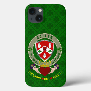 Cullen Irish Shield & Claddagh Personlig