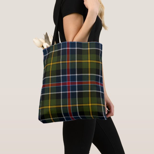 Culloden Klan Tartan Play Mönster Tygkasse (Närbild)