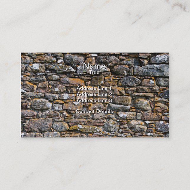 Culloden slagfältvägg visitkort (Framsida)