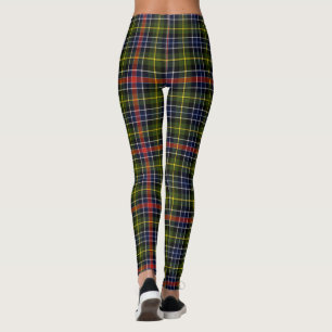 Culloden Tartan Clan Skotsk Rutmönster Leggings