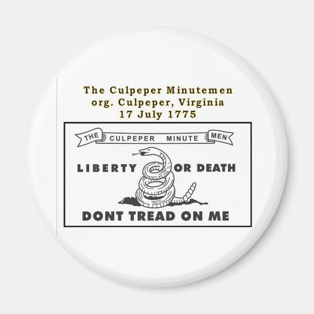 CULPEPER MINUTEMEN MAGNET (Framsidan)