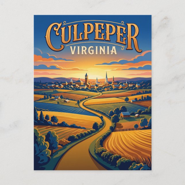 Culpeper USA Vykort (Framsida)