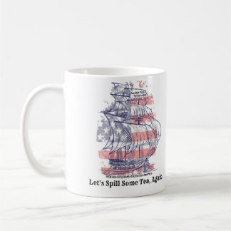 Culpepper Inn Spill some Tea Patriot America First Kaffemugg