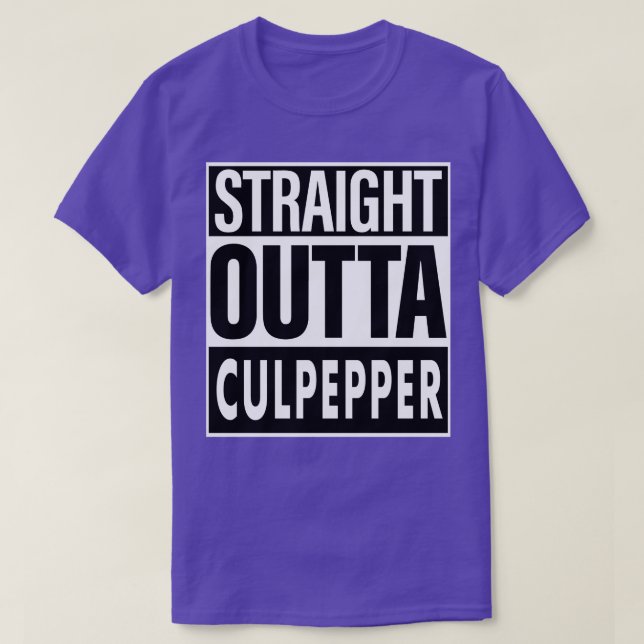 Culpepper Namn Rak Outta Culpepper T Shirt (Design framsida)
