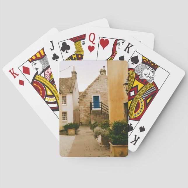 Culross by, Fife, Skottland  Casinokort (Baksidan)