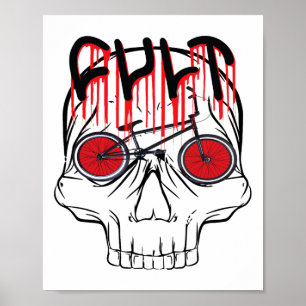 Cult Bmx Halloween Costume Gift for Women Girls Ki Poster