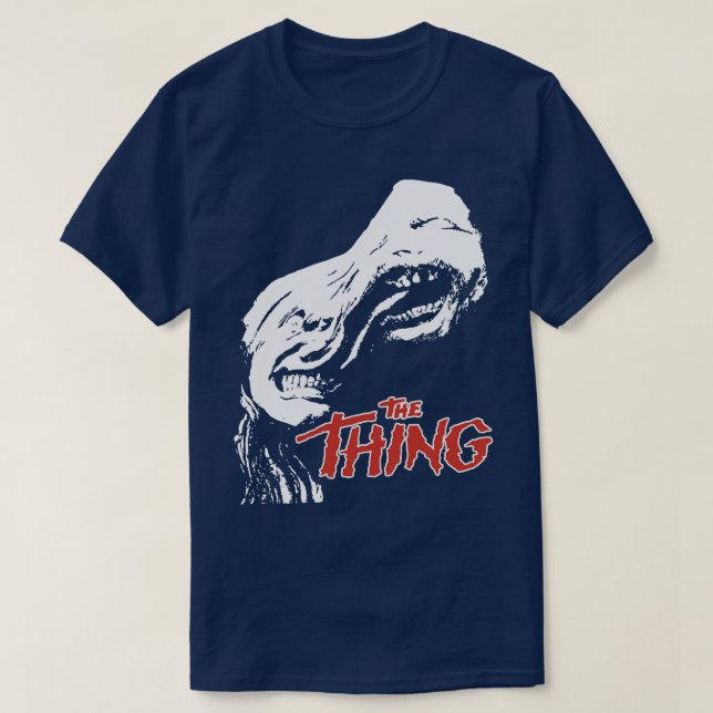 Cult Classic Horror Head Fläkt Art T Shirt (Design framsida)