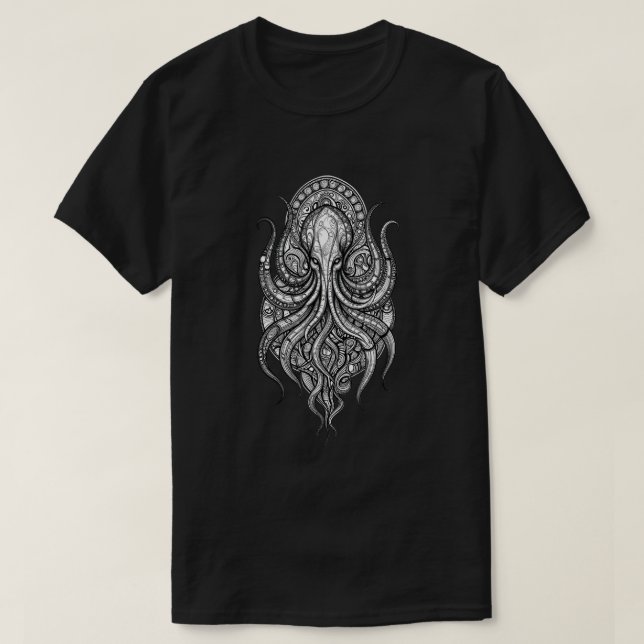 CULT CTHULHU 01 Grafisk konst T-shirt Cthulhu  (Design framsida)