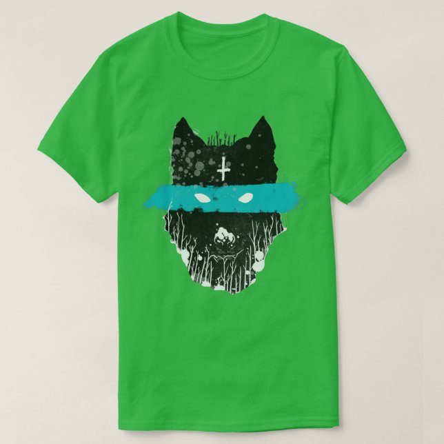 Cult för Vild av varg T Shirt (Design framsida)