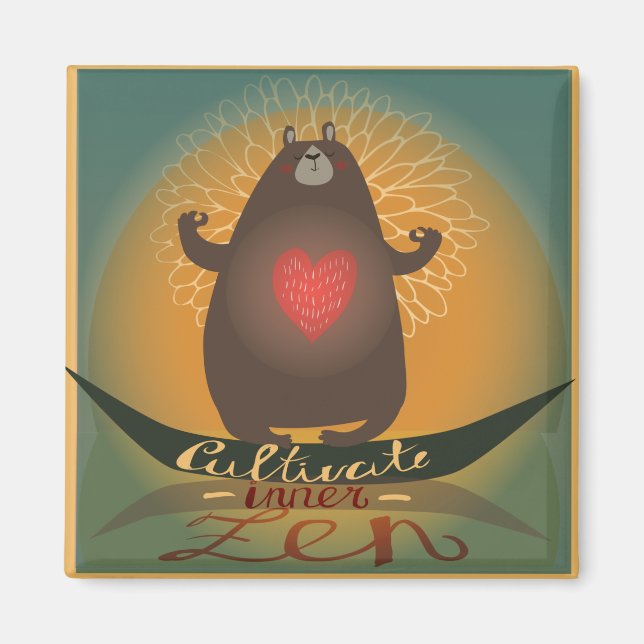 Cultivate Inner Zen Magnet (Framsidan)
