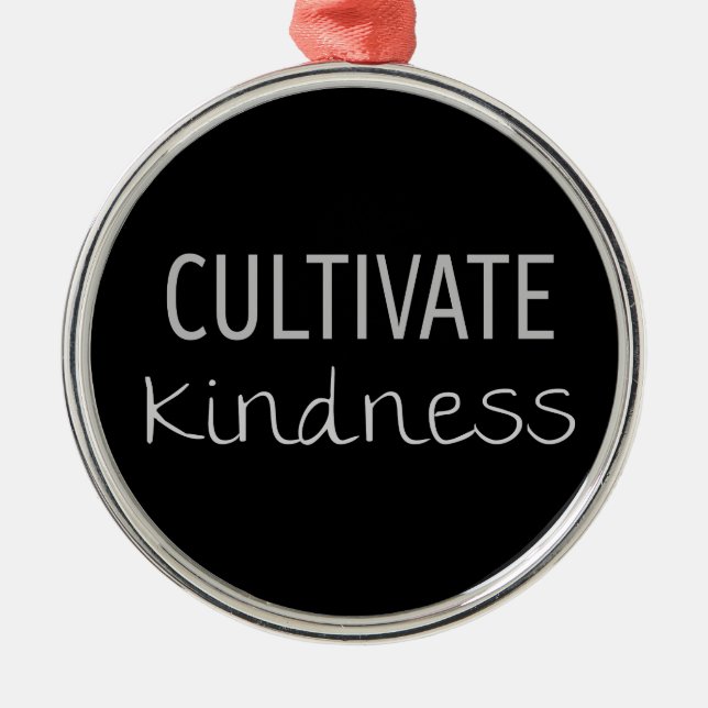 Cultivate Kindness Julgransprydnad Metall (Framsidan)