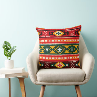 Cultural Christmas Geometric Festive Kudde