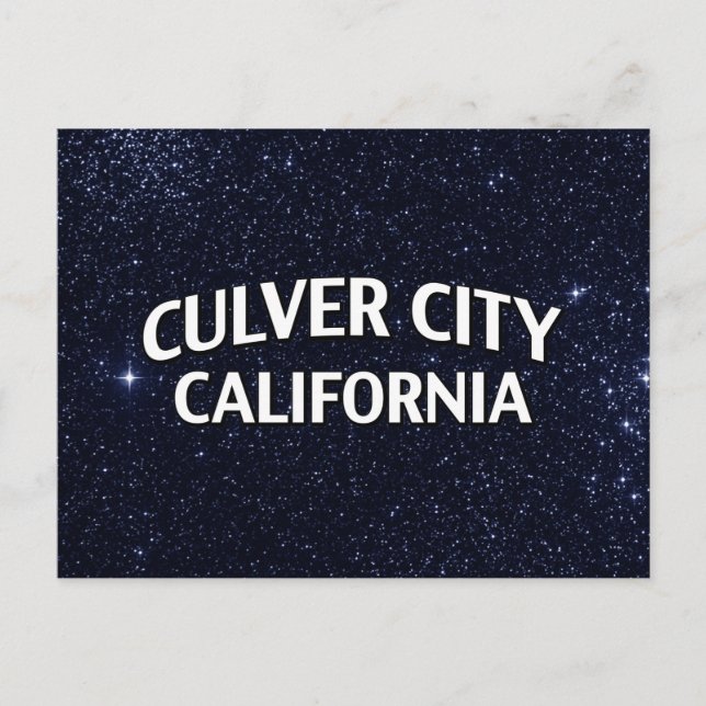 Culver City Kalifornien Vykort (Framsida)