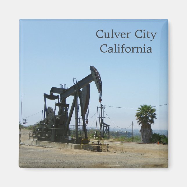 Culver City/Oil Rig Magnet! Magnet (Framsidan)