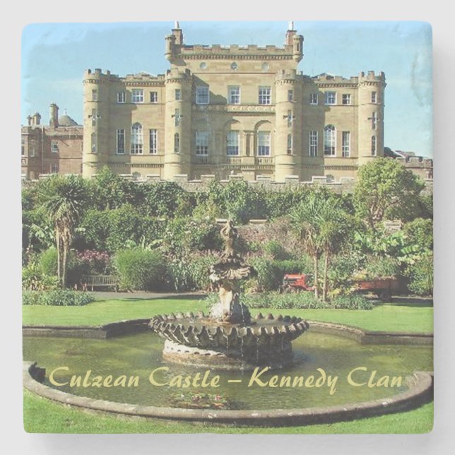 Culzean Castle - Kennedy Klan Underlägg Sten (Framsidan)