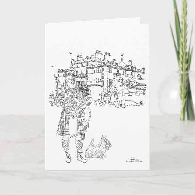 Culzean Castle Scotland Kort (Framsida)