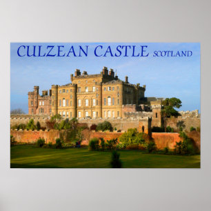 culzean slott scotland poster