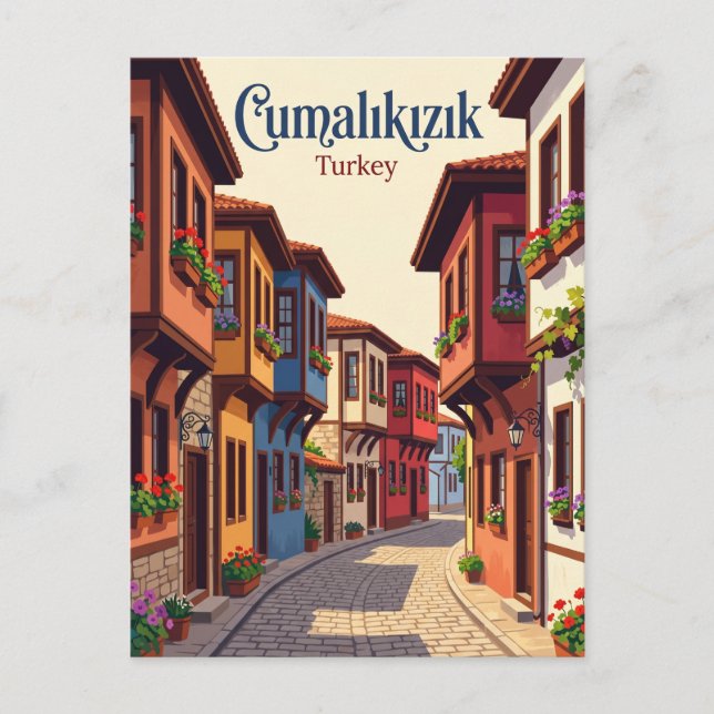 Cumalıkızık Turkiet Vykort (Framsida)
