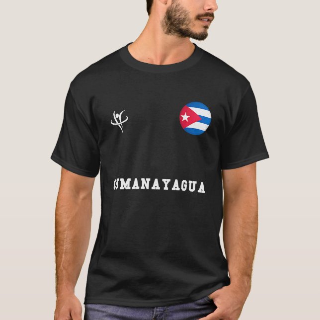 CUMANAYAGUA Cuba Vintage Sports T Shirt (Framsida)