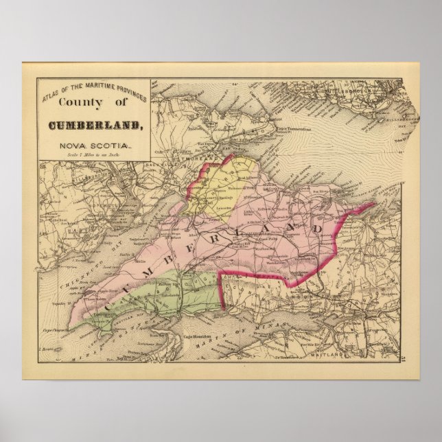 Cumberland Co, NS Poster (Framsidan)