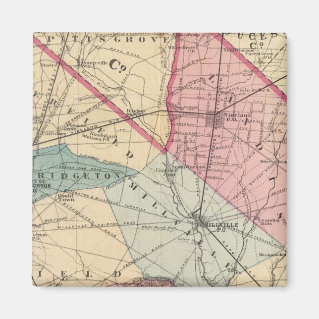 Cumberland County, NJ Magnet (Framsidan)