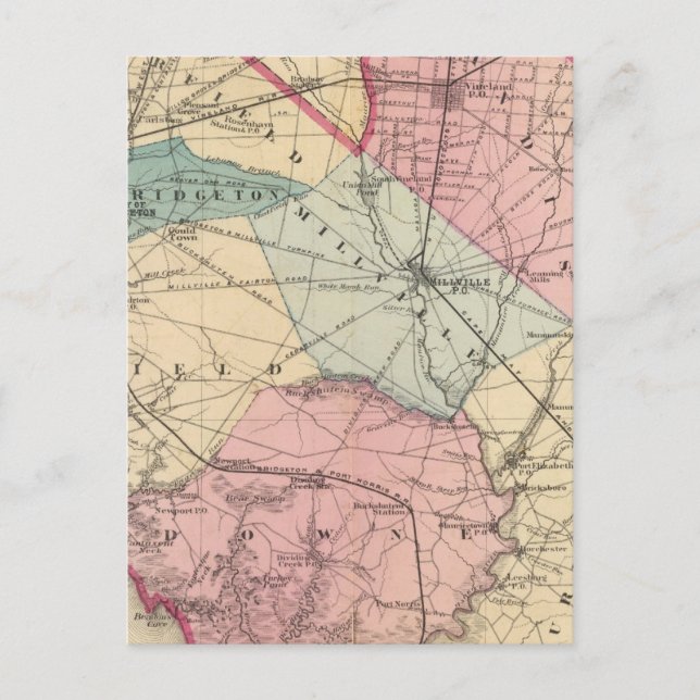 Cumberland County, NJ Vykort (Framsida)