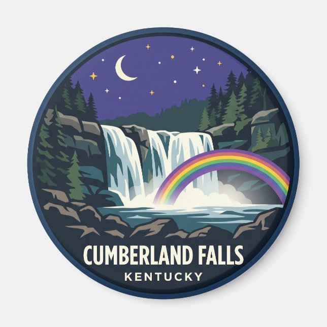 Cumberland Falls Kentucky Magnet (Framsidan)