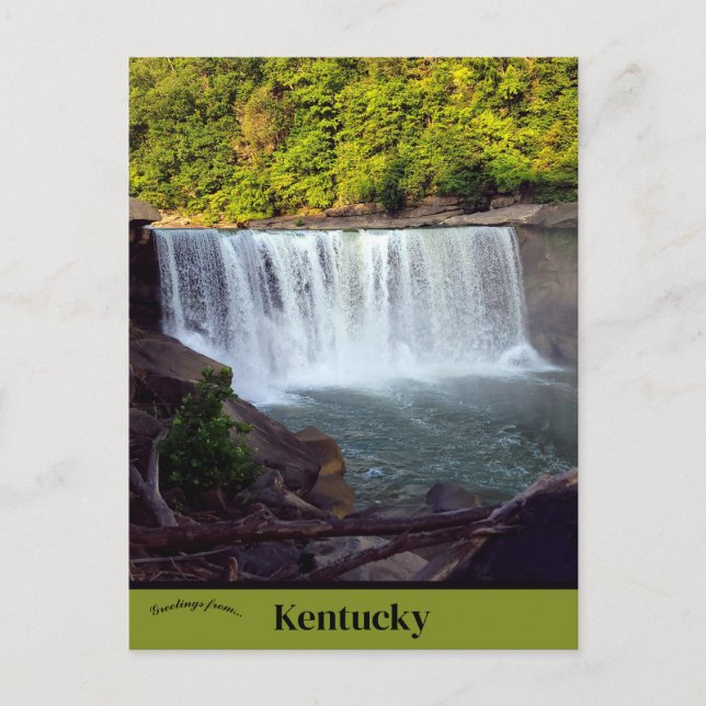 Cumberland Falls Kentucky USA Vykort (Framsida)