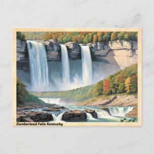 Cumberland Falls Kentucky Vintage resor Vykort