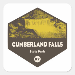 Cumberland Falls State Park Kentucky Fyrkantigt Klistermärke