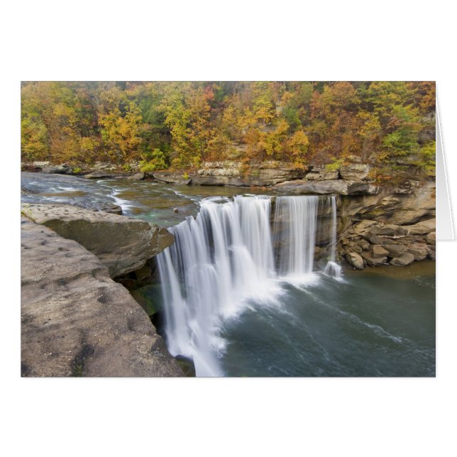 Cumberland Falls State Park nära Corbin Kentucky Hälsningskort (Framsidan Horizontal)